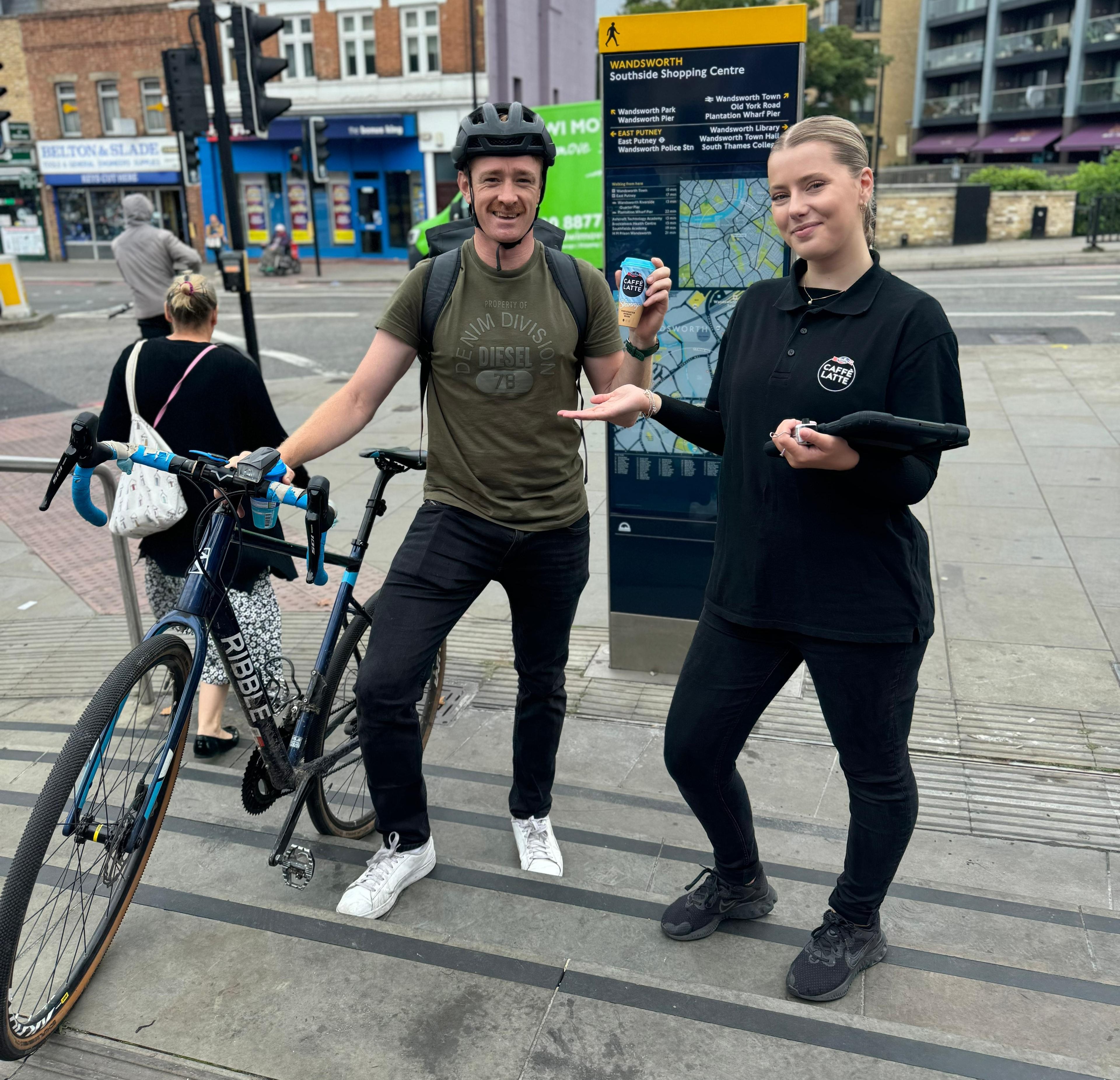 Data capture staff at a brand activation