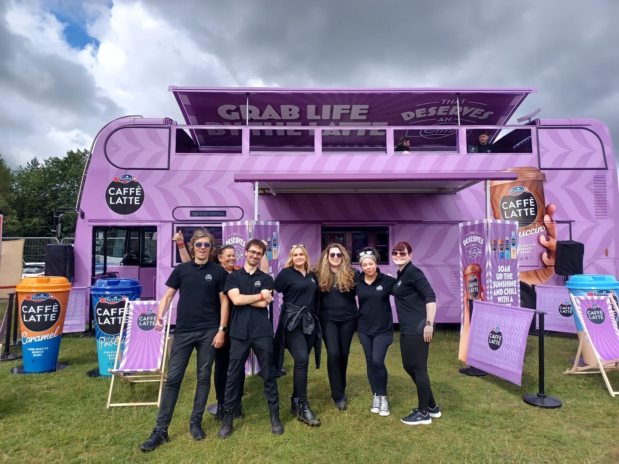Brand ambassadors Brighton delivering a sampling campaign