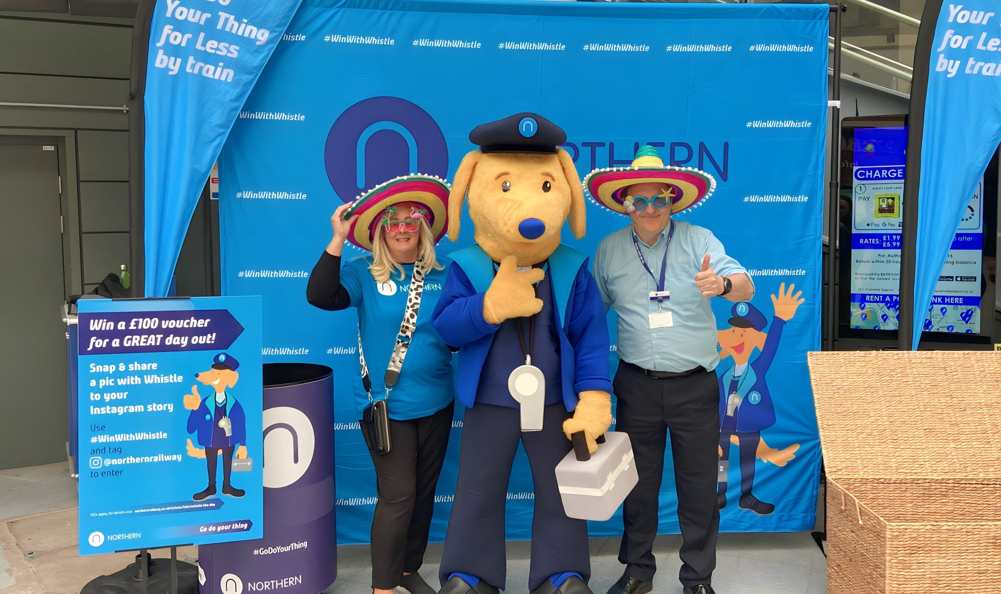 Exhibition staff Brighton supporting a stand